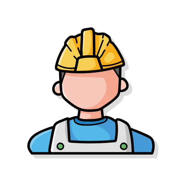 Career character doodle — Stock Vector