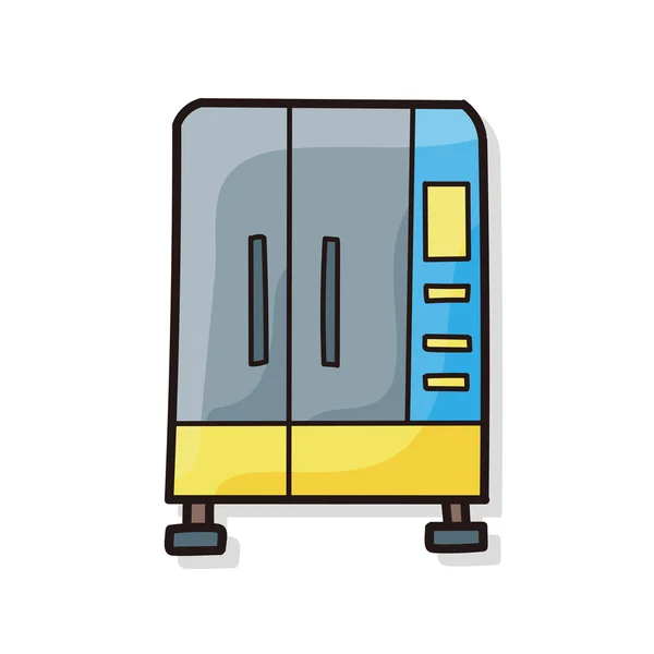 Doodle lednice — Stockový vektor