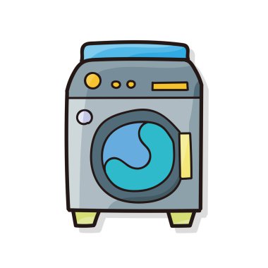 çamaşır makinesi doodle
