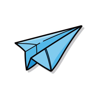 Kağıt Uçak doodle