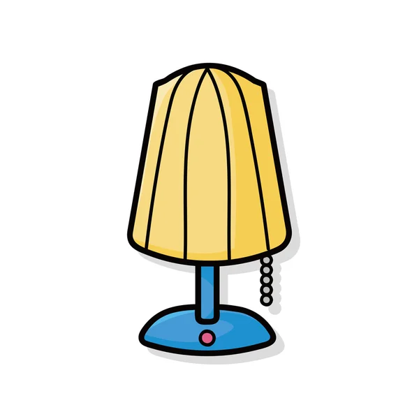 Lampa doodle — Stockový vektor