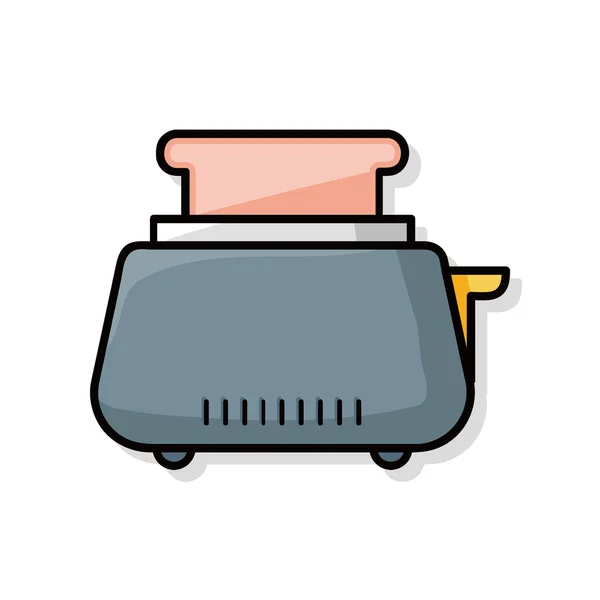 Toaster-Doodle — Stockvektor