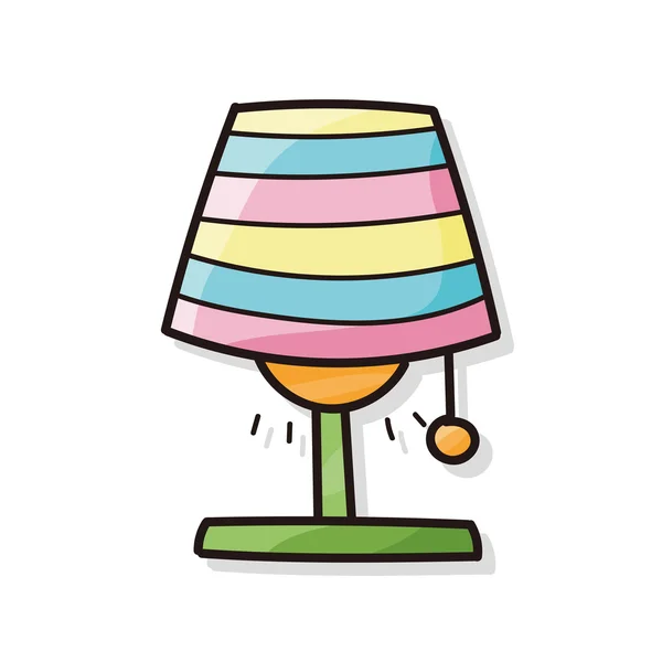 Lampa doodle — Stock vektor