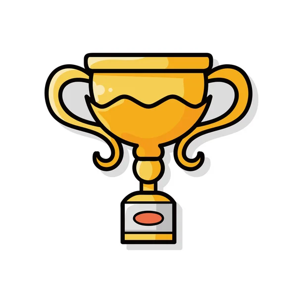 Doodle troféu — Vetor de Stock