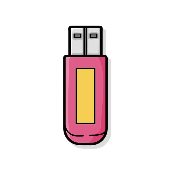 USB doodle — Διανυσματικό Αρχείο