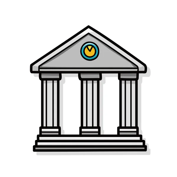 Doodle Τράπεζα — Διανυσματικό Αρχείο