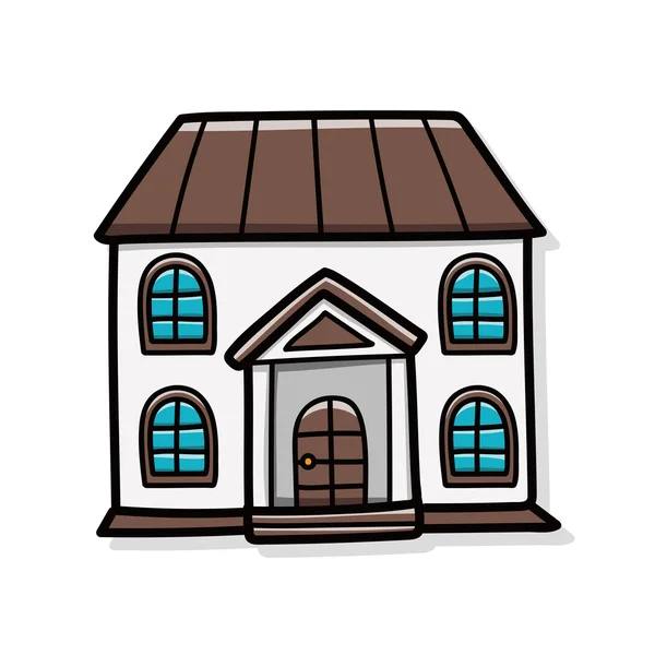 Doodle épület — Stock Vector
