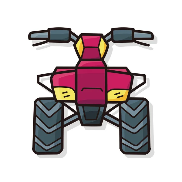 Doodle de motocross — Image vectorielle