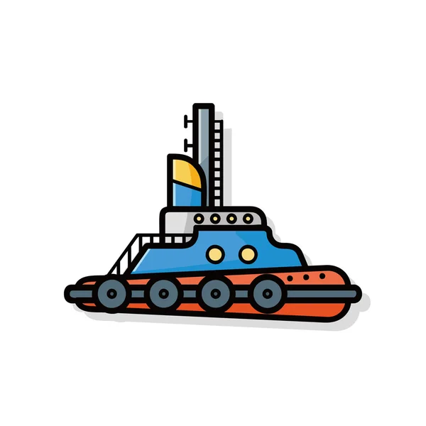 Boot doodle — Stockvector