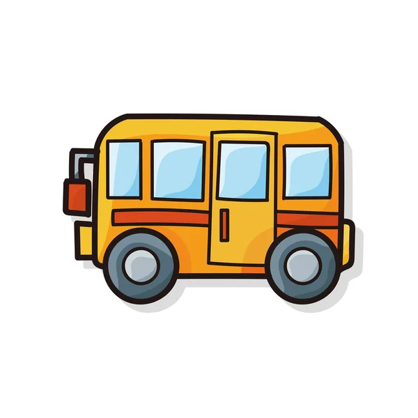 Bus doodle — Stock Vector