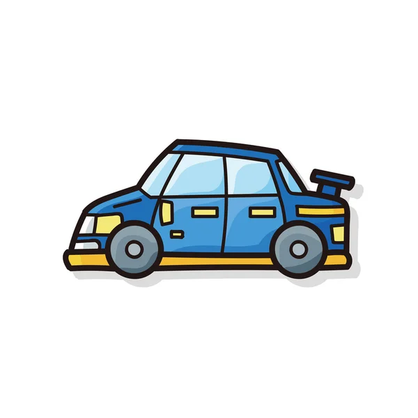 Garabato del coche — Vector de stock