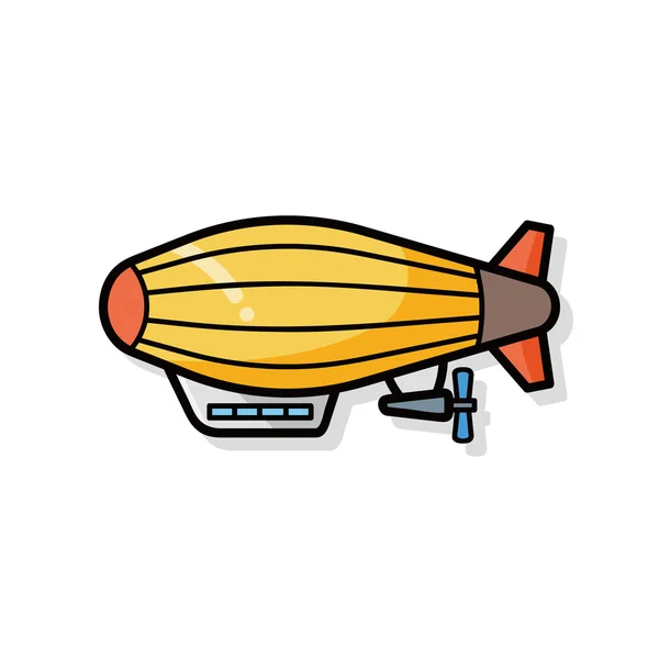 Flugboot-Doodle — Stockvektor