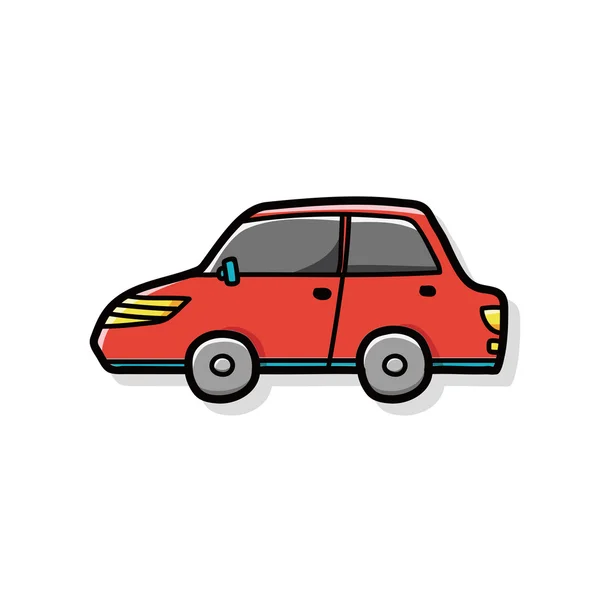 Bilen doodle — Stock vektor