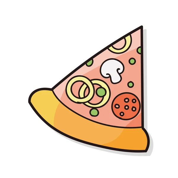 Pizza doodle — Stock Vector