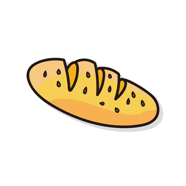 Pâine Doodle — Vector de stoc