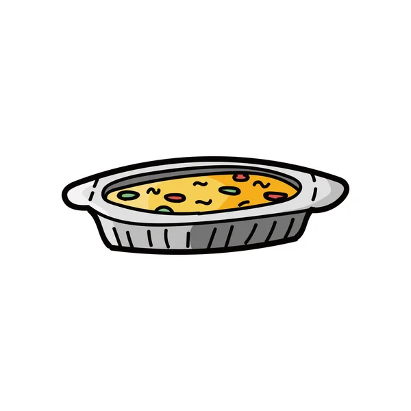 Doodle γεύμα — Διανυσματικό Αρχείο