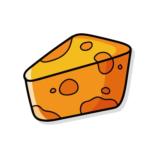 Garabato de queso — Archivo Imágenes Vectoriales