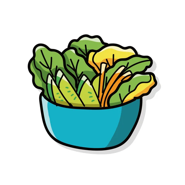 Doodle σαλάτα — Διανυσματικό Αρχείο