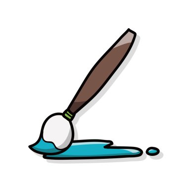 boya fırçası doodle