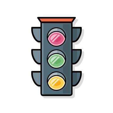 Trafik ışıkları doodle