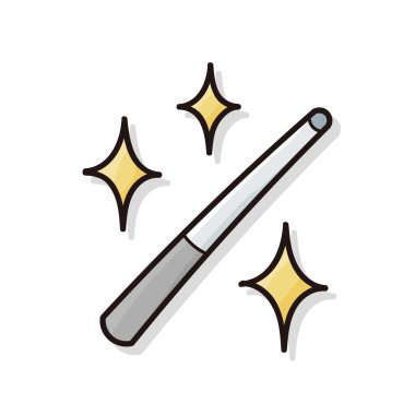 sihirli değnek doodle