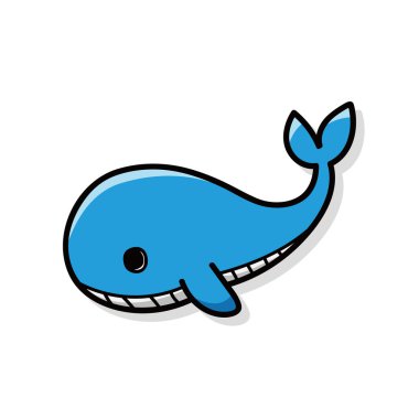 Deniz hayvan balina doodle