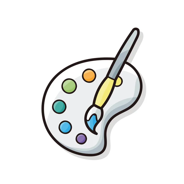 Paletten doodle — Stock vektor
