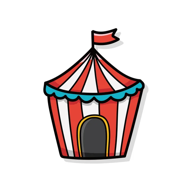 Doodle cirkusz — Stock Vector