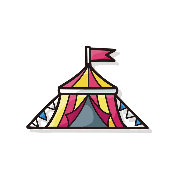 Une gribouille de cirque — Image vectorielle