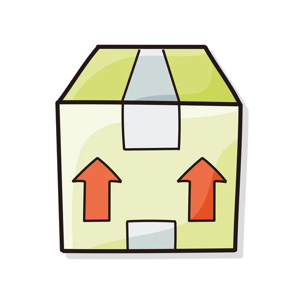 Varor box doodle — Stock vektor