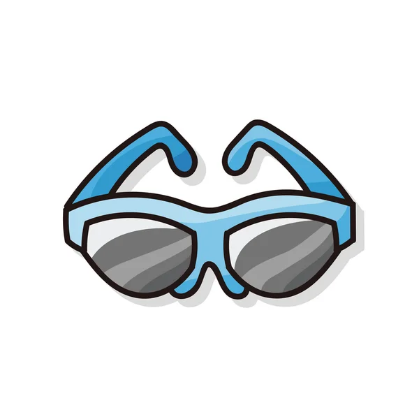 Sluneční brýle doodle — Stockový vektor