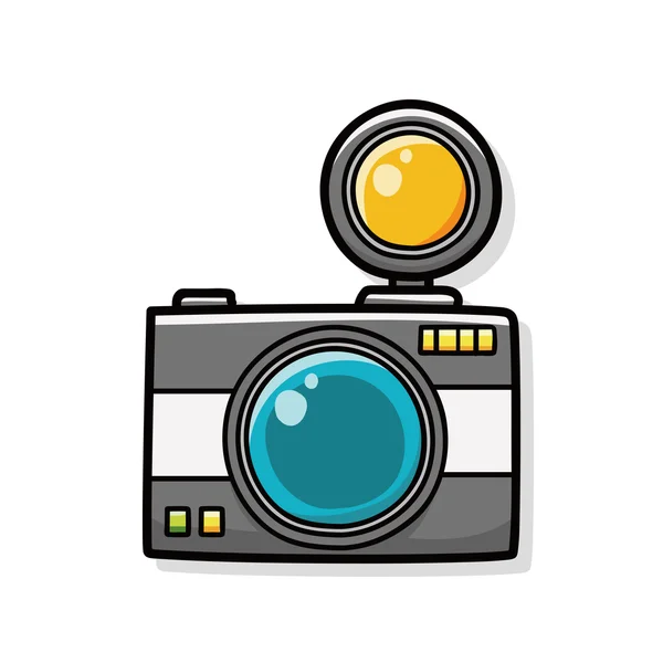 Camera doodle — Stock Vector