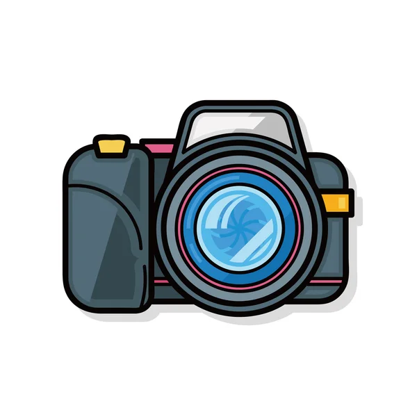 Camera doodle — Stock Vector