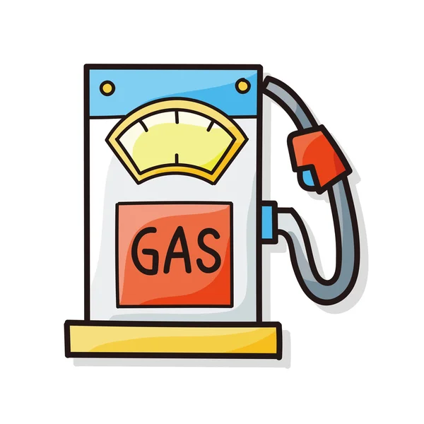 Garabato de gasolina — Vector de stock