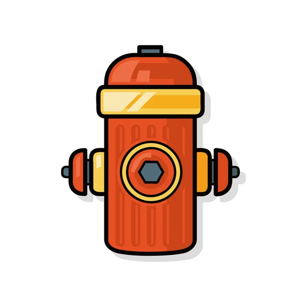 Bougie d'incendie doodle — Image vectorielle