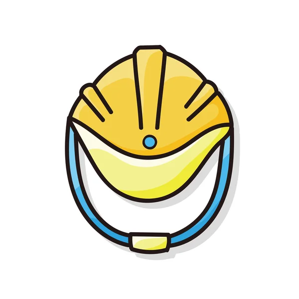 Casque doodle — Image vectorielle