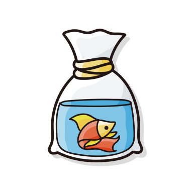 Balık evde beslenen hayvan doodle