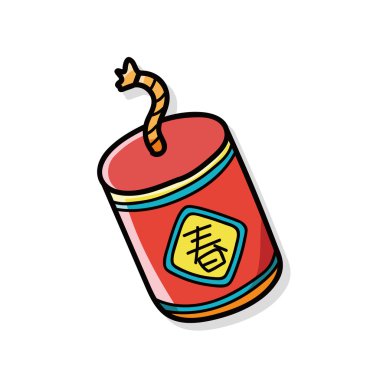 Çince havai fişek doodle