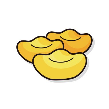 Çin yeni yıl Altın külçe doodle