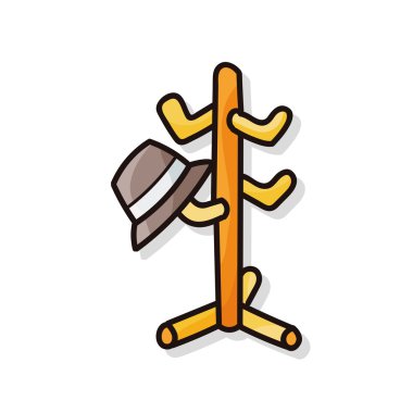 elbise askısı doodle