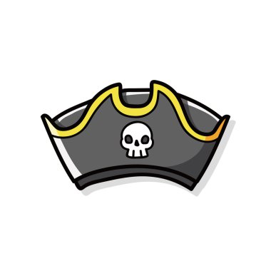 korsan şapkası doodle