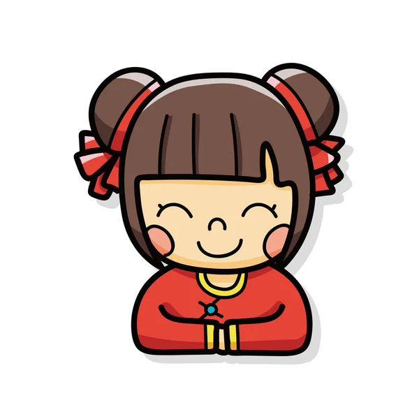 Çin yeni yılı çocuk doodle