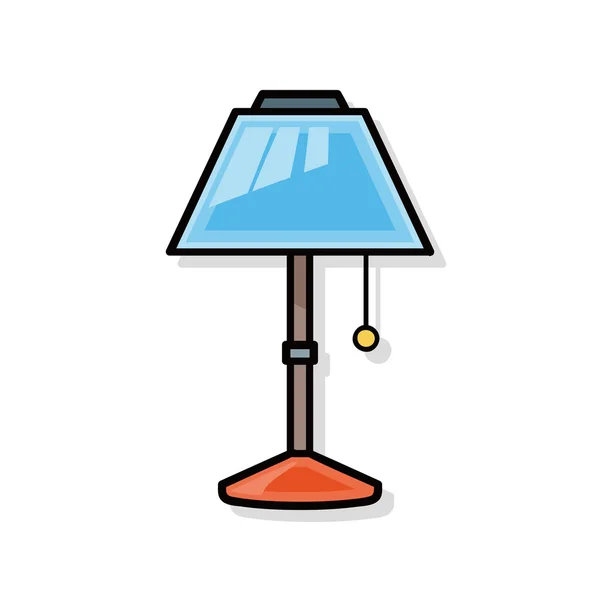 Lampe doodle — Image vectorielle