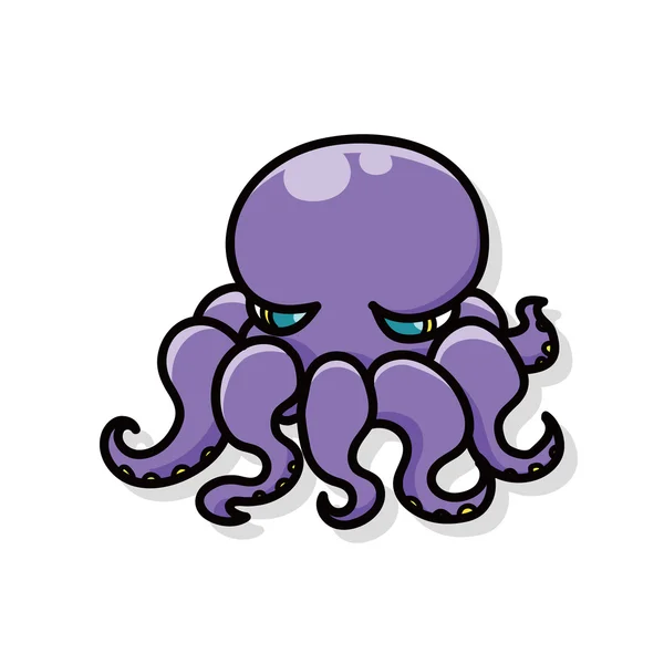 Octopus doodle — Stock vektor