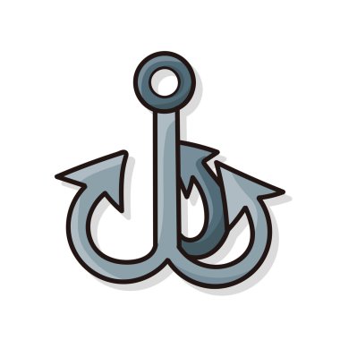 Balıkçılık yem doodle