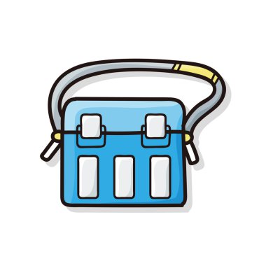 Balık tutma kova doodle