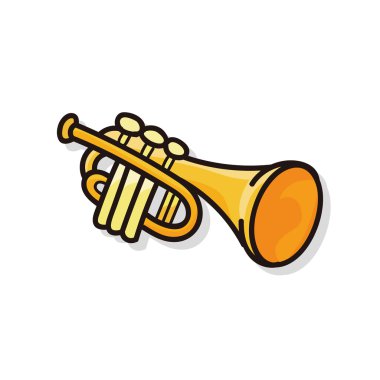 enstrüman trompet doodle