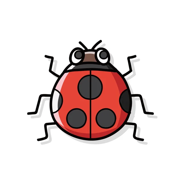 Bug doodle — Stockový vektor