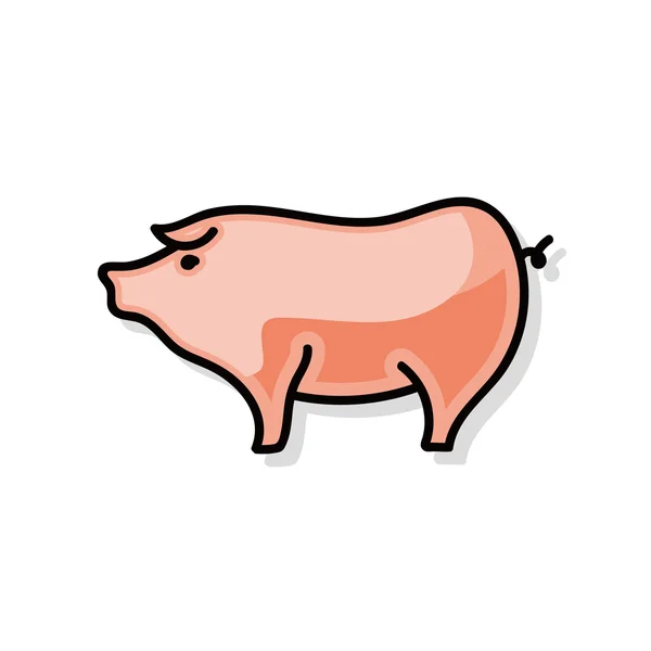 Свиные каракули — стоковый вектор