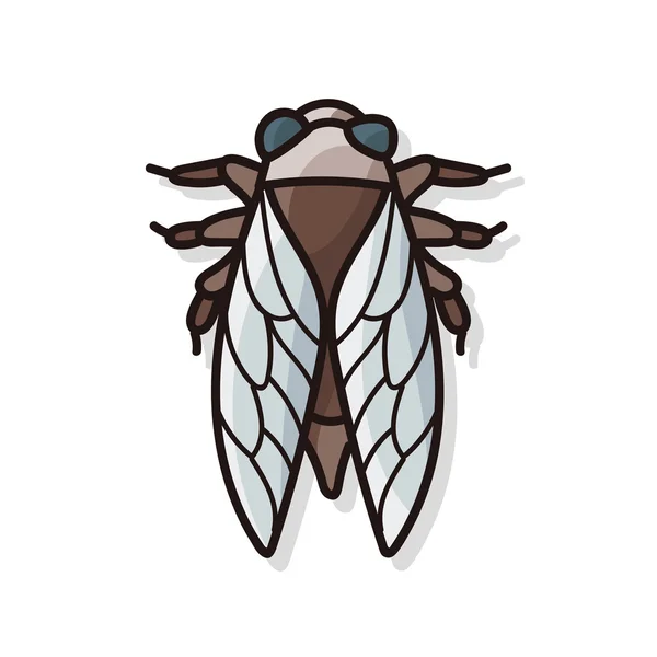 Bug doodle — Stockvector